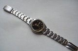 Ceas mecanic Orient Crystal AAA 21 jewels model M4640 Black, cu calendar si data, defect