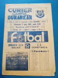 Program meci fotbal DUNAREA CSU GALATI - FC CONSTANTA (02.06.1985)