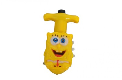 Jucarie titirez cu lansator, cu muzica si jocuri de lumini, model SPONGE foto