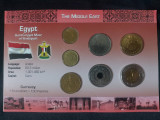 Seria completata monede - Egipt, 7 monede