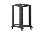 Rack deschis 19&quot; 18U, 600x800, negru
