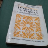 MANUAL LITERATURA UNIVERSALA CLASA XI-XII -OVIDIU DRIMBA 1995