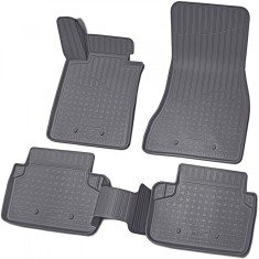Set de 5 covorase cauciuc 3D stil tavita premium pentru BMW Seria 5 G30, G31 Sedan, Touring/Break din 2017 foto