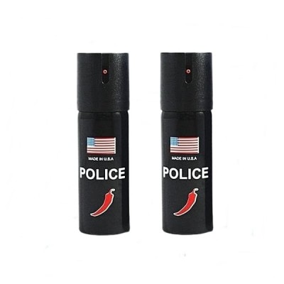 Set 2 bucati Spray paralizant chili USA Police, DEPOX&amp;reg;, 60 ml, husa inclusa foto