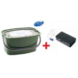 Galeata pentru pestisori vii 7 L + Pompa de aer - Plastilys