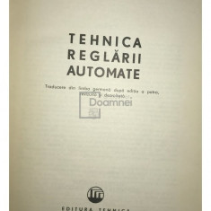 Winfried Oppelt - Tehnica reglării automate (editia 1965)