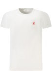 U.S. Grand POLO Tricou barbati simplu cu logo brodat, alb (Marime: M)
