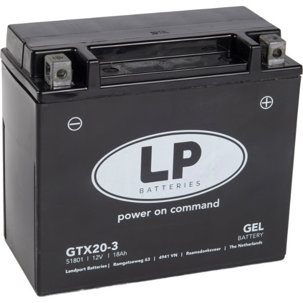 Baterie Moto LP Batteries Gel 18Ah 250A 12V MG LTX20-3