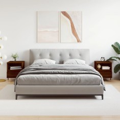 vidaXL Noptiere, 2 buc., stejar maro, 40x35x50 cm, lemn compozit 830619