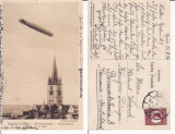 Sibiu , Hermannstadt- zeppelin, Circulata, Printata