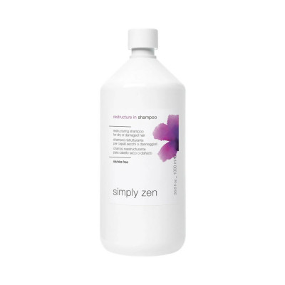 Sampon restructurant pentru par uscat sau deteriorat, Milk Shake, Simply Zen, Restructure-in shampoo, 1000ml foto