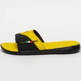 Cumpara ieftin Papuci Puma x Ferrari cu velcro si model colorblock, Galben, 37 EU