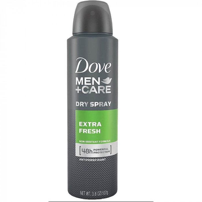 Spray Deodorant DOVE Men Extra Fresh, 150 ml, Deodorant Barbati, Deodorant Spray DOVE, Antiperspirant DOVE, Deodorante si Antiperspirante Barbati, Spr