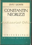 Cumpara ieftin Constantin Negruzzi - Studiu Literar Liviu Leonte, Minerva 1980, 250 pagini