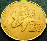 Cumpara ieftin Moneda exotica 20 CENTI - CIPRU, anul 1994 * cod 1277 C, Europa
