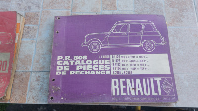 Manual reparații piese Renault R4 1966 vintage foto