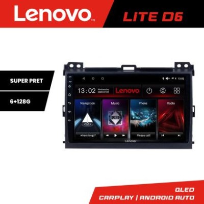 Navigatie Toyota Prado 2007- Lenovo Kit-456 8 core 6+128 GB Android Waze USB Navigatie Internet Youtube Radio v1 CarStore Technology foto