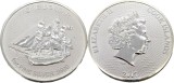 Insulele Cook 2017 - 1 Dolar - Navă, 1 OZ - Monedă de argint BU