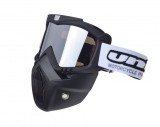 Ochelari motocross/atv/enduro Unit, model masca, culoare rama negru, lentila ogl... Cod Produs: MX_NEW AB361016C
