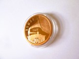 Cumpara ieftin Rară! Rom&acirc;nia 1 Leu 2013 tombac UNC:Centenarul nașterii Mariei Tănase,moneda din imagini &icirc;n ediție limitată 250 bucăți,diam=37 mm,greutate=23,76 grame