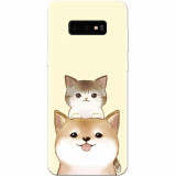 Husa silicon pentru Samsung Galaxy S10 Lite, Two Cat