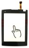 Touchscreen Nokia X3-02 Touch and Type Negru - Display Telefon, Componenta de Inalta Calitate