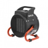Aeroterma electrica PTC, 2 kW, 1000/2000 W, 180 m&sup3;/h, IPX0, 2 trepte putere, Yato