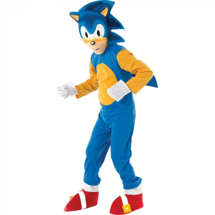 Costum ariciul Sonic pentru copii 3-4 ani 98 - 104 cm