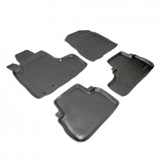 Set de 4 covorase cauciuc 3D stil tavita premium pentru Honda CR-V 2006-2011