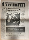 Cumpara ieftin Almanah Cuvantul nr. 39, 1990, 8 pagini, format 24x30 cm, limba romana, stare buna