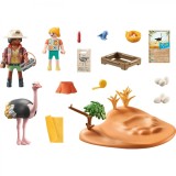 Cumpara ieftin Set 3 figurine cu accesorii - Wiltopia - Cuib de strut | Playmobil