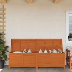 vidaXL Ladă depozitare grădină maro 198,5x50x56,5 cm lemn masiv brad 364763