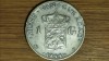 R10 Curacao -moneda de argint rara an unic- 1 gulden 1944 - Wilhelmina - tiraj 500k, America Centrala si de Sud