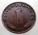 B.029 GERMANIA 1 REICHSPFENNIG 1937 F, Europa, Bronz
