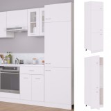 vidaXL Dulap de frigider &ldquo;Lyon&rdquo;, alb, 60x57x207 cm, lemn prelucrat