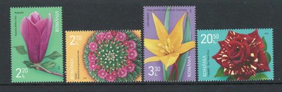 Romania 2020 - LP 2276 nestampilat - 160 ani Gradina Botonica Bucuresti, flori foto