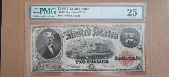 2 DOLLAR 1917 STAR NOTE