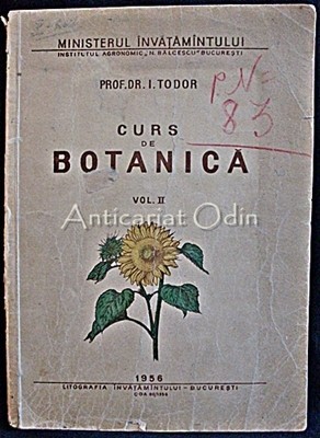 Curs De Botanica II - I. Todor Curs De Botanica II - I. Todor