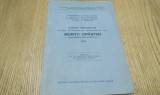 MUNTII ORASTIEI GRADISTEA MUNCELULUI - Studiul Traiului Dacilor in Muntii Orastiei - Raport preliminar - C. Daicovici -1951, 31 p.+V pl.