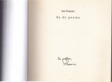 AMS - ION PARANICI - 85 DE POEME ( AUTOGRAF)