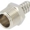 Racord push-in ştuţ alamă nichelată 12mm R 1/2