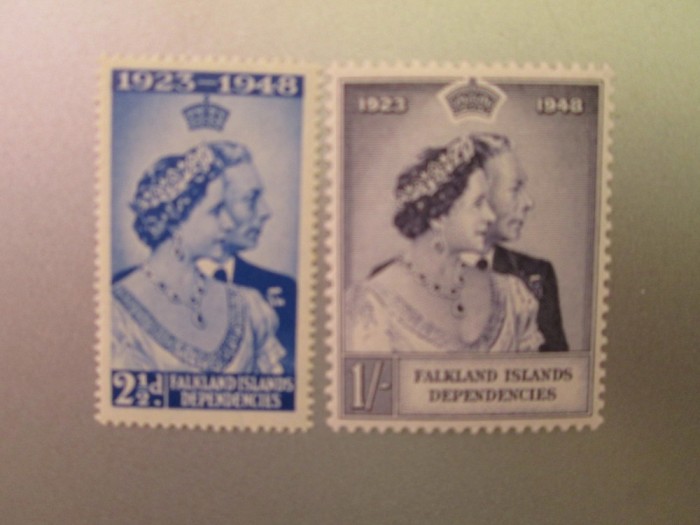ANGLIA /MAREA BRITANIE GEORGE VI NUNTA DE ARGINT 1948 SERIE MNH/MH =230
