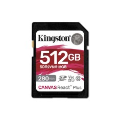 MEMORY SDXC 512GB UHS-II/SDR2V6/512GB KINGSTON &amp;quot;SDR2V6/512GB&amp;quot; (timbru verde 0.03 lei) foto