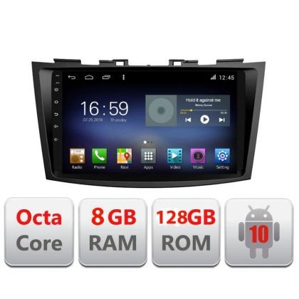 Navigatie Suzuki Swift 2011-2019 F-179 Octa Core cu Android Radio Bluetooth Internet GPS WIFI DSP 8+128GB 4G CarStore Technology