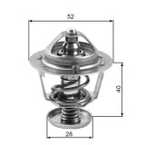 Gates termostat, lichid racire