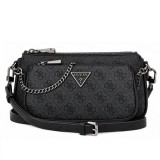 Guess Geantă Crossbody Gri pentru Femei cu Curea Reglabilă 24cm