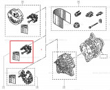 Releu alternator Dacia Supernova 1.4, Citroen C5 Xantia , Opel Arena Movano, Peugeot 406, Renault CLio 1 Laguna Megane , Original 7701043359 Kft Auto, Automobile Dacia Mioveni