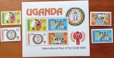 UGANDA-1979-ANULCOPILULUI.-COLITA+SERIA=MNH-Nestampilata foto