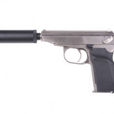 Replica pistol Makarov GBB WE Silver