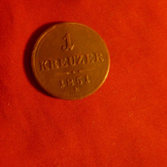 Moneda 1 kr.1951 litera E ( Transilvania) Austria ,bronz ,cal.F.Buna
